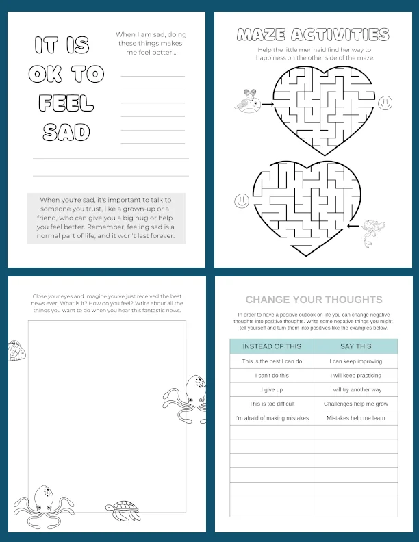 Emotions Explorer Self-Discovery Guide for Girls - Image 2